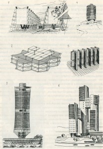 Поиски новых форм и новых конструктивных систем в современной советской архитектуре