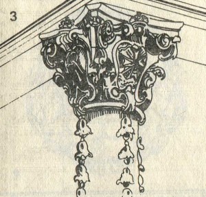  Капитель колонны в стиле барокко