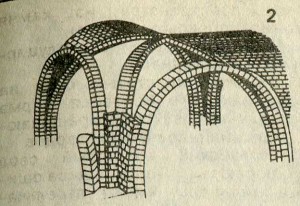 Римский крестовый свод на нервюрах