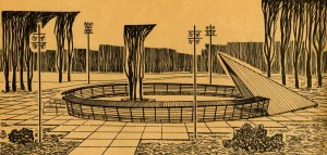 Танцевальная площадка, рассчитанная на 800—1000 танцующих