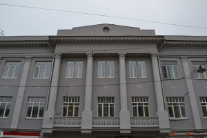 Фасад выполнен в академическом стиле. Нижний Новгород, ул. Рождественская 21