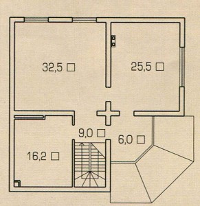 План 2 этажа дома с душой