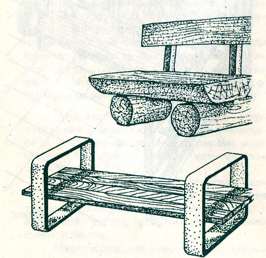 Проект по технологии на тему скамейка