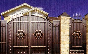Металогический ворота в римском стиле