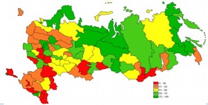 Доля ввода индустриального жилья 