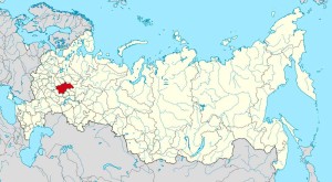 Нижегородская область на карте РФ