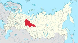 Ханты-Мансийский автономный округ - Югра на карте РФ