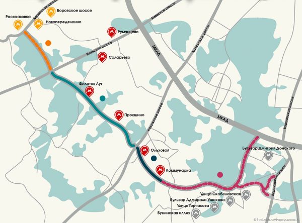 Дублер южной и юго-западной части МКАД