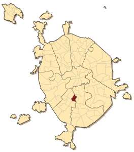 Район Котловка на карте