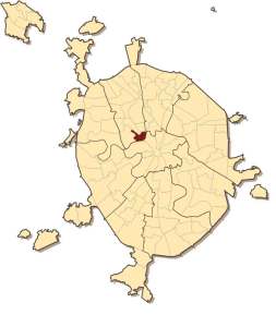 Район Беговой на карте