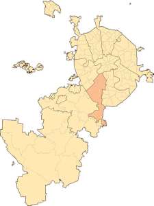 Юго-Западный административный округ на карте