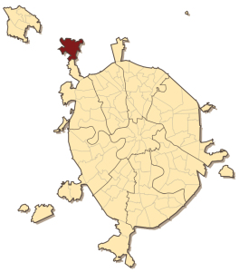 Молжаниновский район на карте