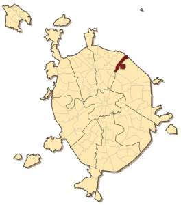 Восточный-Административный округ на карте