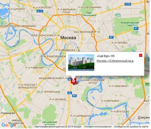 «СКАЙ ФОРТ» ЖК на карте