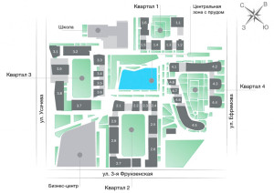 ЖК «Садовые Кварталы» схема