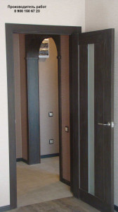 оригинальная коричневая дверь