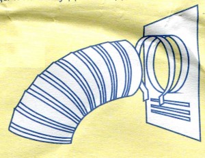 Схема крепления воздуховода к торцевой площадке