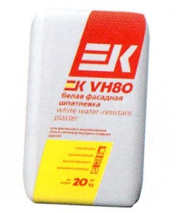 Шпатлевка цементная белая ЕК VH80