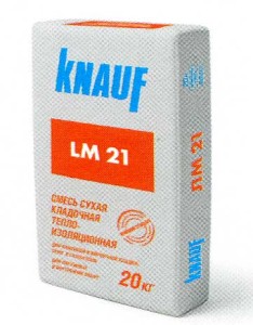 Смесь кладочная теплоизоляционная КНАУФ-ЛМ 21