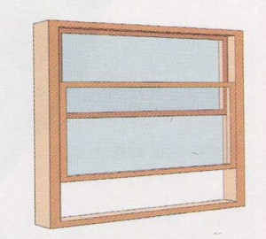 опускное окно sash window