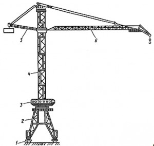 Кран башенный