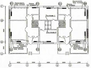 ПЛАН 1 го ЭТАЖА
