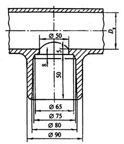 Раструбы и хвостовики фасонных частей Раструбы, хвостовики фасонных частей