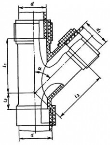 Тройник типа ССТ Тройник