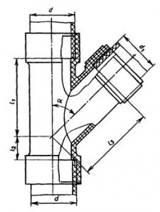 Тройник типа СкК Тройник