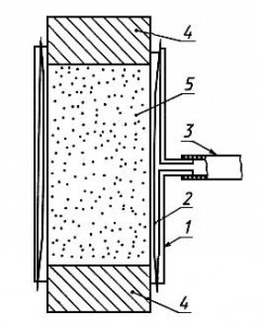 РАСШИРИТЕЛЬ ДЛЯ ЗАКЛЮЧЕНИЯ ОБРАЗЦА ГРУНТА  В РЕЗИНОВУЮ ОБОЛОЧКУ  