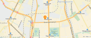 Московский квартал на карте