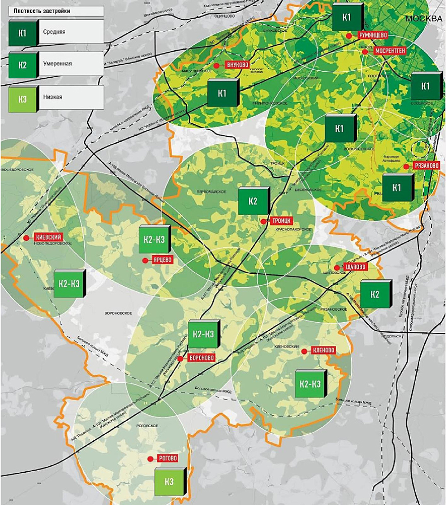 Территория новой москвы. Карта плотности застройки Москвы. Карта застройки новой Москвы. Плотность застройки в Москве. Схема застройки новой Москвы.