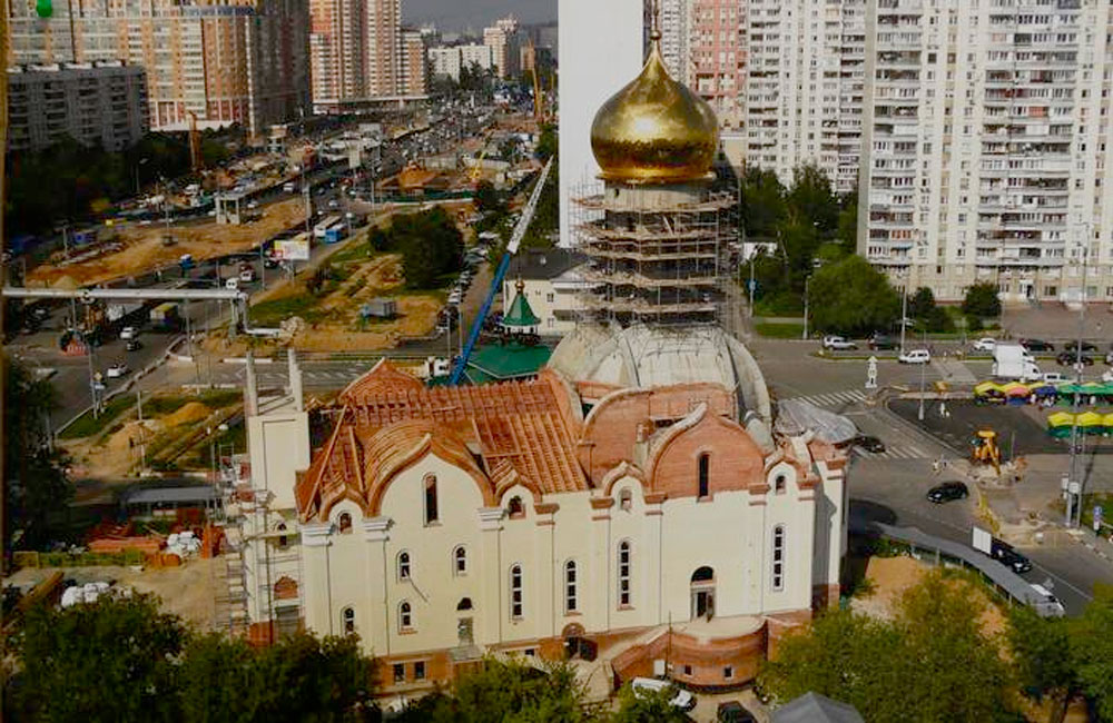 Храм в Раменках в Москве