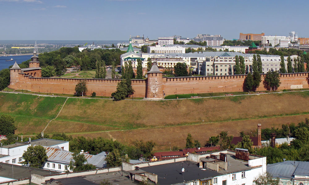 Фото нижегородского кремля сверху