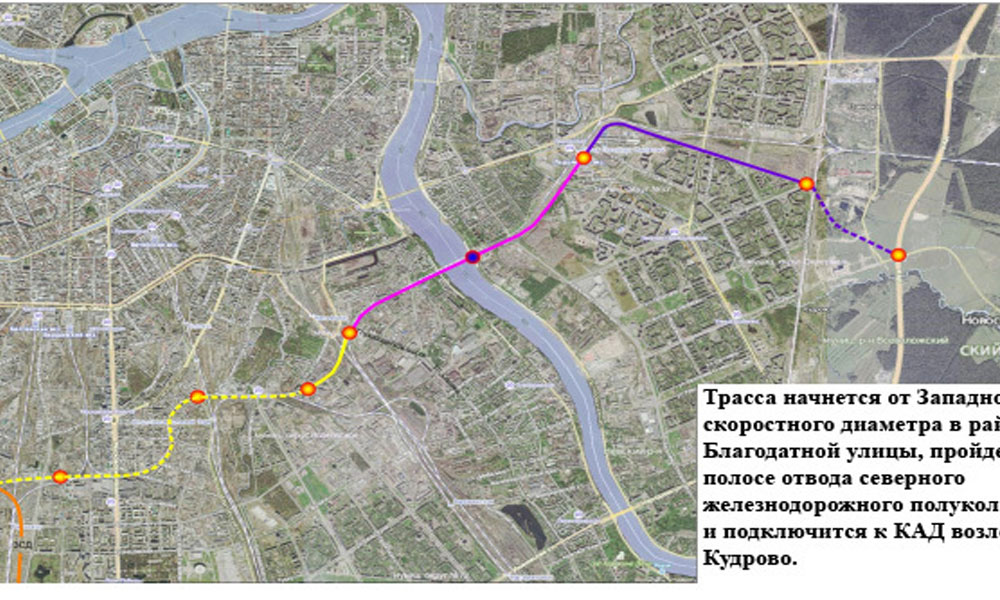 Всд спб дорога проект на карте