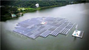 Южная Корея построит самую большую плавающую СЭС, следующую за движением Солнца