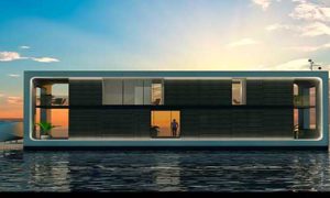 Автономный плавающий дом может стать роскошным убежищем на случай