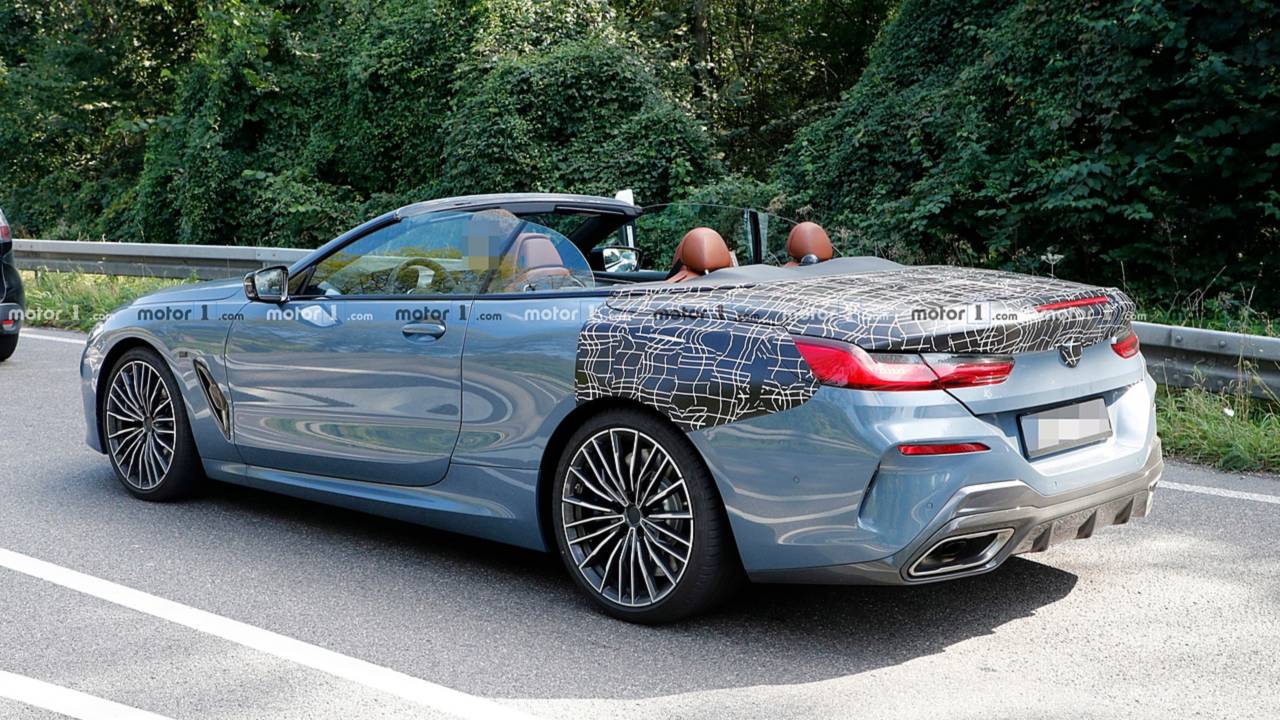 BMW 8 Series Convertible Spied Uncovered