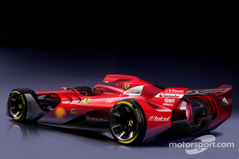 Designstudie von Ferrari