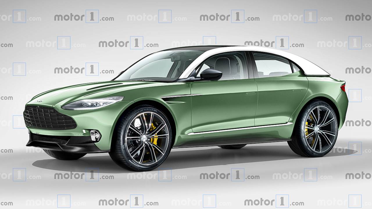Aston Martin DBX rendering