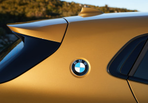 mid Groß-Gerau - Eine Referenz an berühmte BMW-Coupés früherer Jahre: das Markenlogo auf der breiten C-Säule.