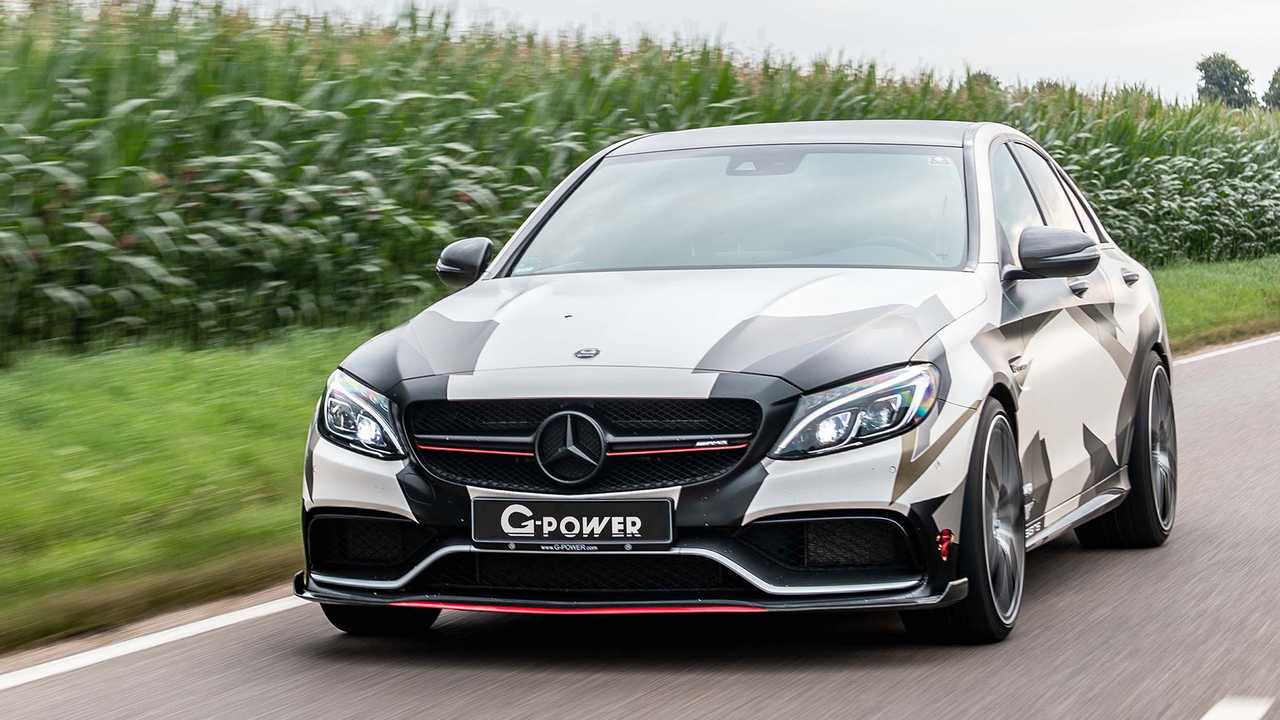 Мерседес АМГ c63 крутой