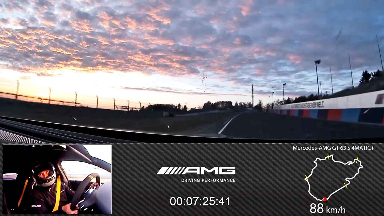 Mercedes-AMG GT 63 S Nurburgring Run