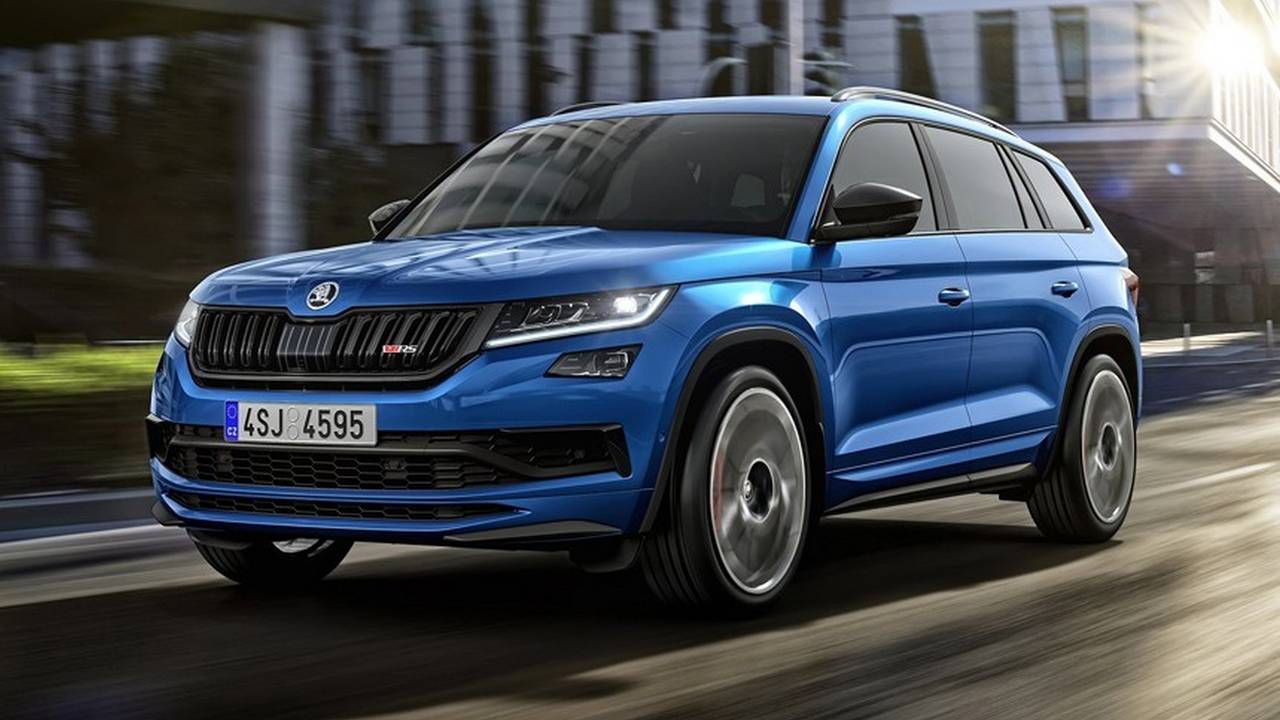 2019 Skoda Kodiaq RS leaked official photo
