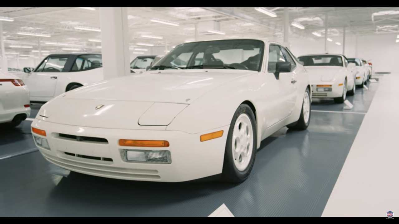 Porsche white collection