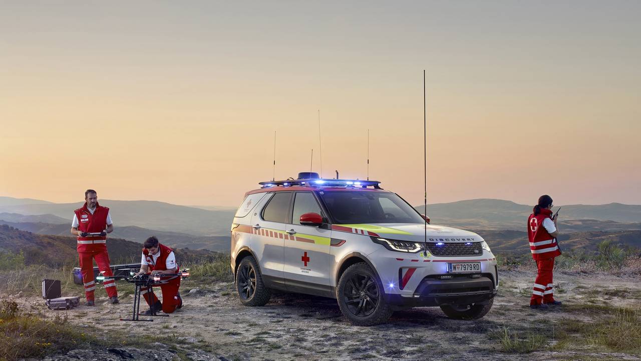 Land Rover Discovery Roten Kreuzes Notfallfahrzeug