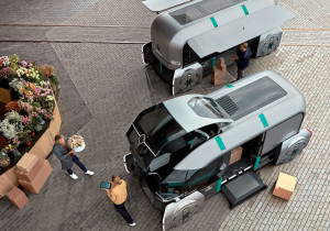 Für den Lieferverkehr der Zukunft hat Renault die voll automatisierte Studie EZ-PRO entwickelt.