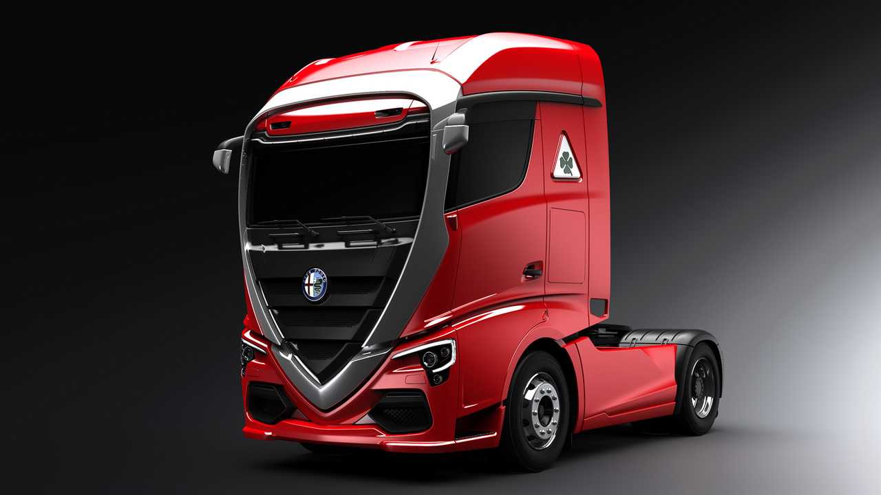 Alfa Romeo Truck Rendering