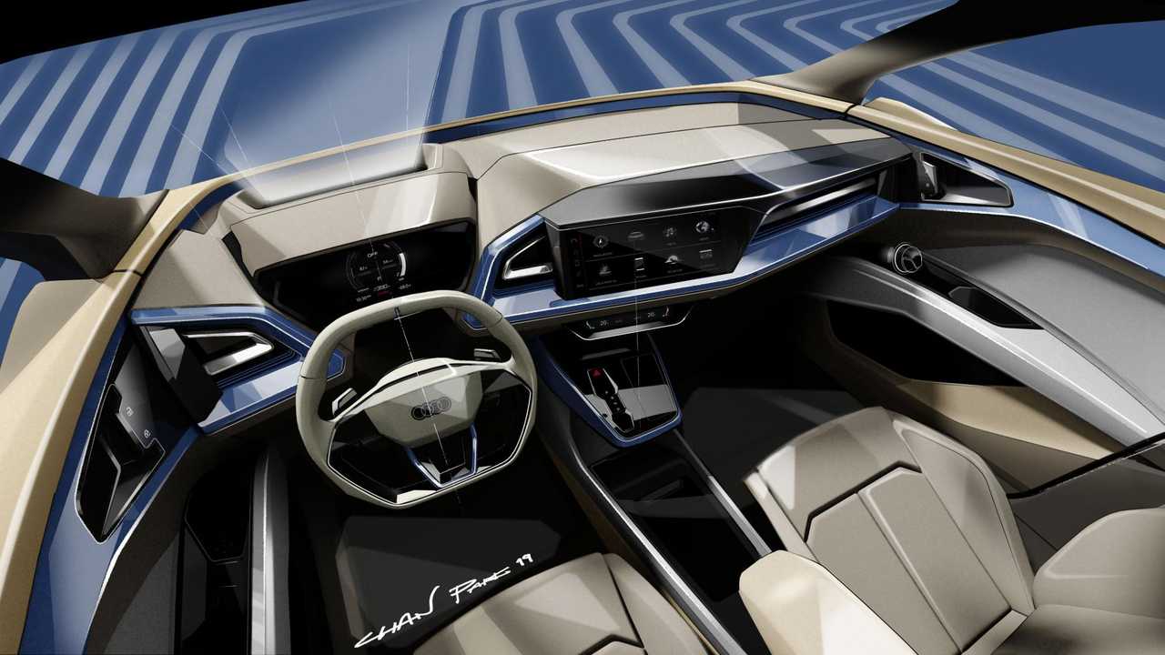 Bilder zum Audi Q4 e-tron teaser