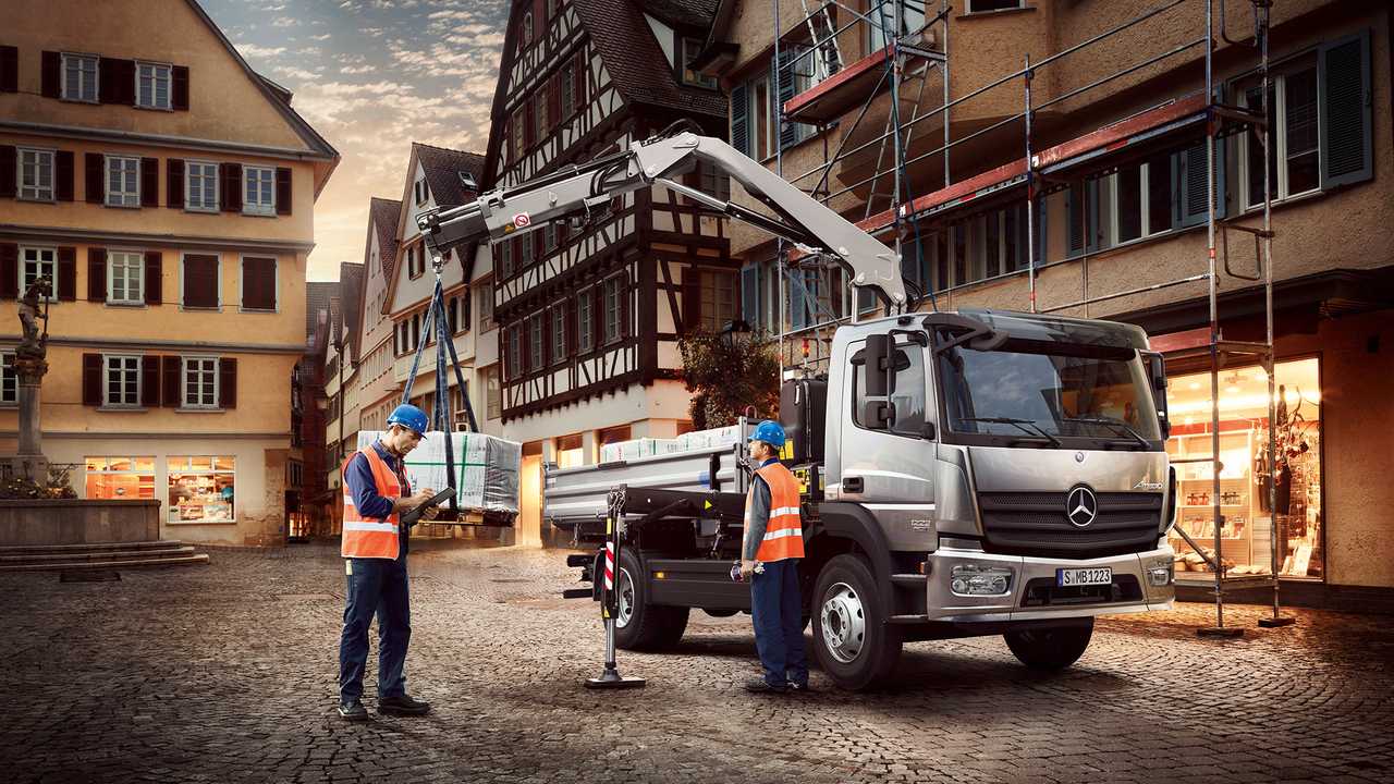 Daimler Nutzfahrzeuge auf der Bauma 2019